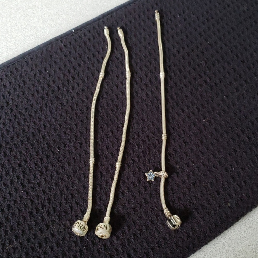 2 Pandora Charm Bracelets